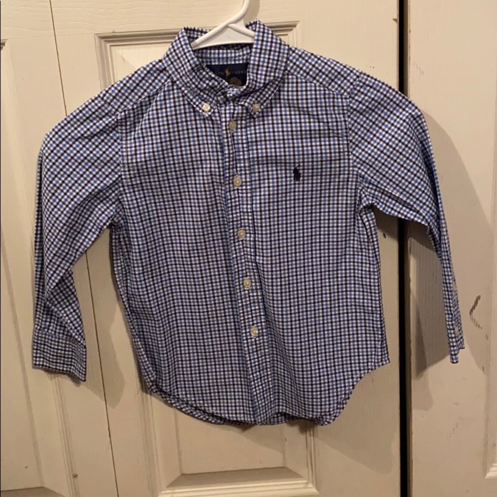 Ralph Lauren Dress Shirt Boys 4/4T